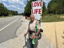 Steven Fugate, Love Life, Walking across America