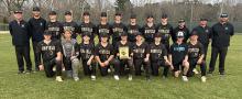 Winfield’s baseball team won the Marion County Baseball Tournament. Back row, from left, are Coach Alan Smith, Coach Lacy, Blaine Bowen, Kyson Key, Declyn Morgan, Blake Quinn, Brayden McCaleb, Carter Pate, Walt Hennicke, Breck Mays, Coach Smothers, Coach Elkins and Coach Rhodes; front row, Spencer Haney, Baron Smith, Kruz Box, Brandon Whitley, Brady May, Carter Ayers, Blane Bishop, Parker Dodd and Hayden Ballard. See tournament story and photos on page 13.